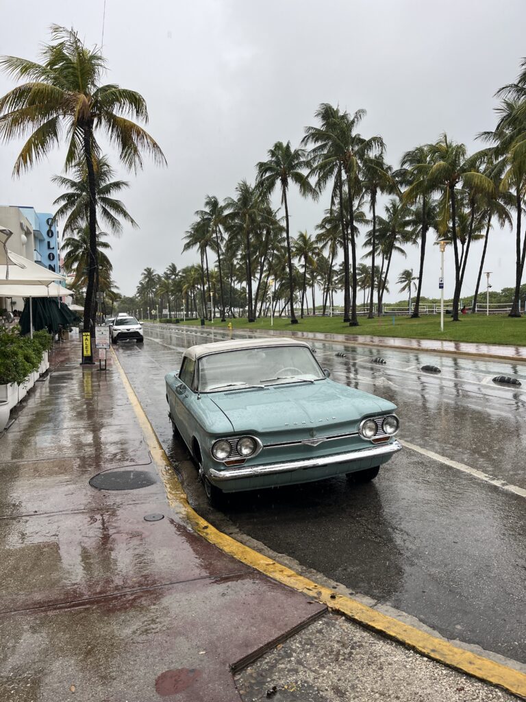 Regen, Tesla fahren und Co.