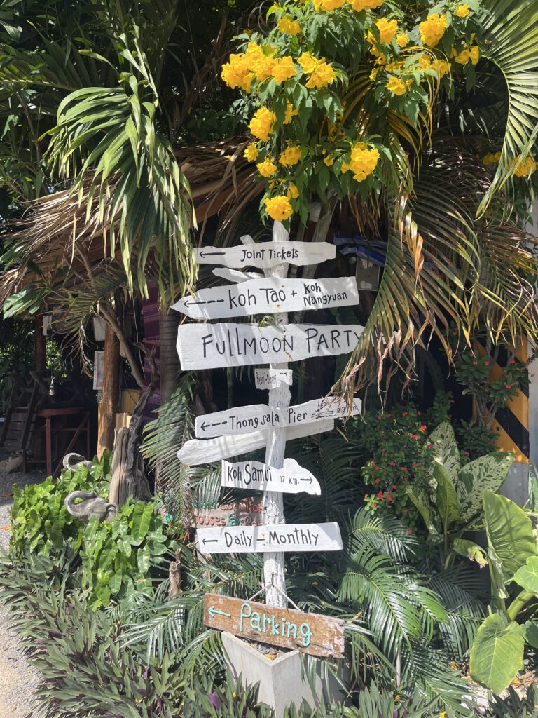 Ein entspannter Tag mit kleinem Roller-Drama auf Koh Phangan